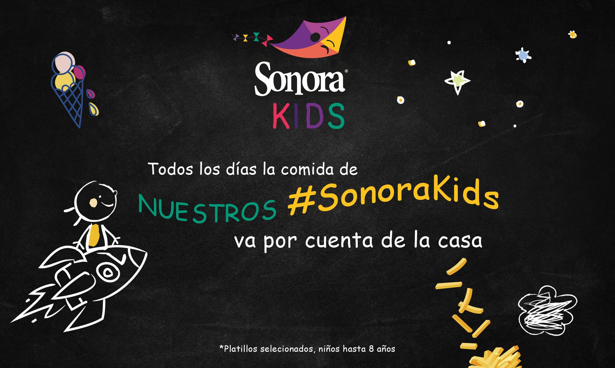 Sonora Kids' free menu