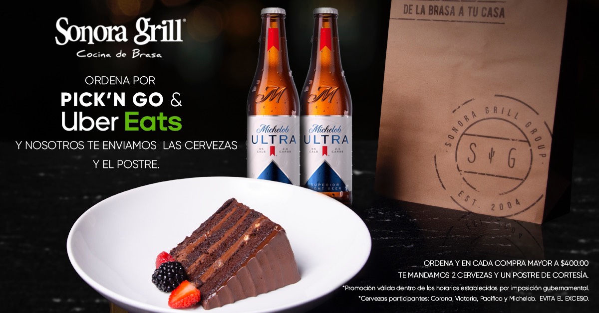 Banner Promo Cerveza Sonora Grill